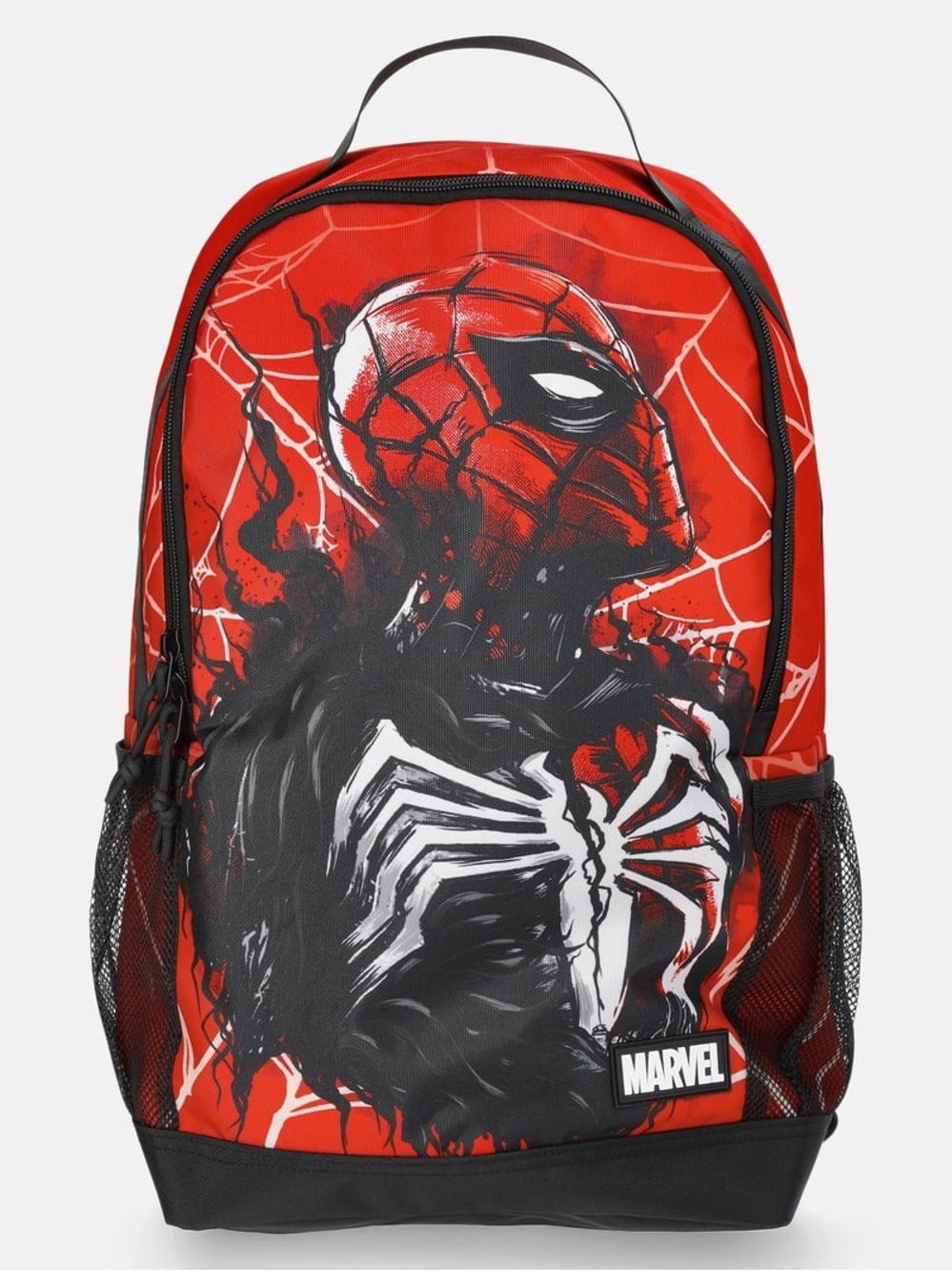 Marvel Red and Black Spider-Man Venom Graphic Backpack for Kids W